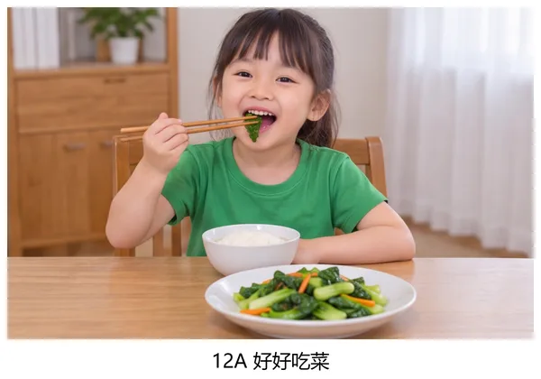 行为选择对错卡片示例二:配对的两张图只在关键动作上不同