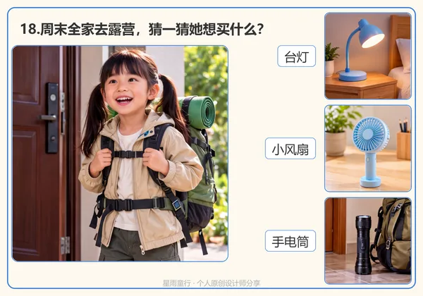 心智大爆发·逻辑推理卡:拿着泳圈,猜一猜他要去哪里