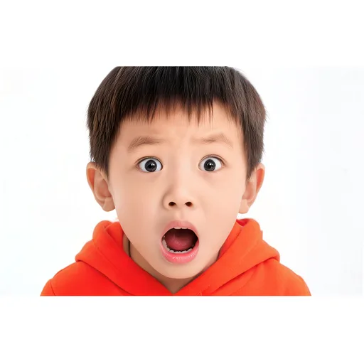 第1步·张大嘴：害怕的时候会张大嘴